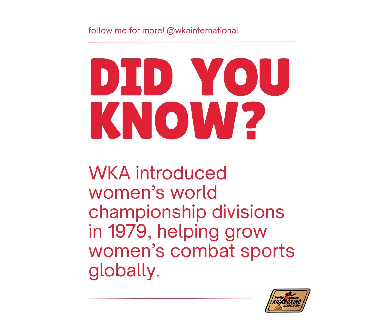 Women’s World Championship Divisions