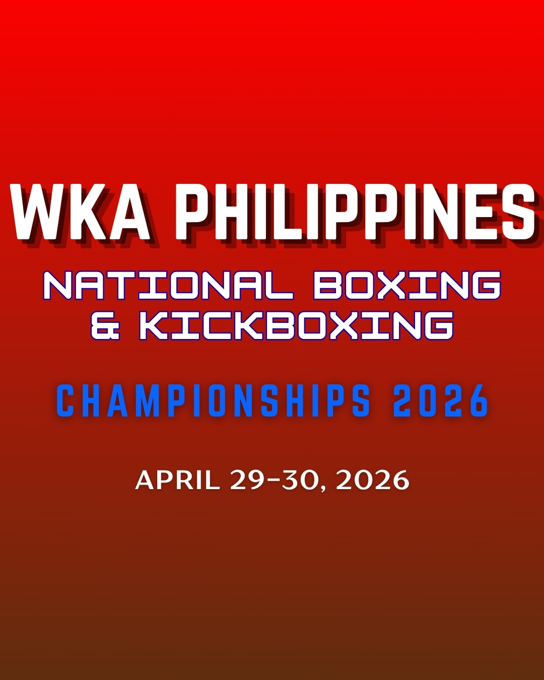 National Boxing & Kickboxing Championships 2026 Set for Sorsogon City