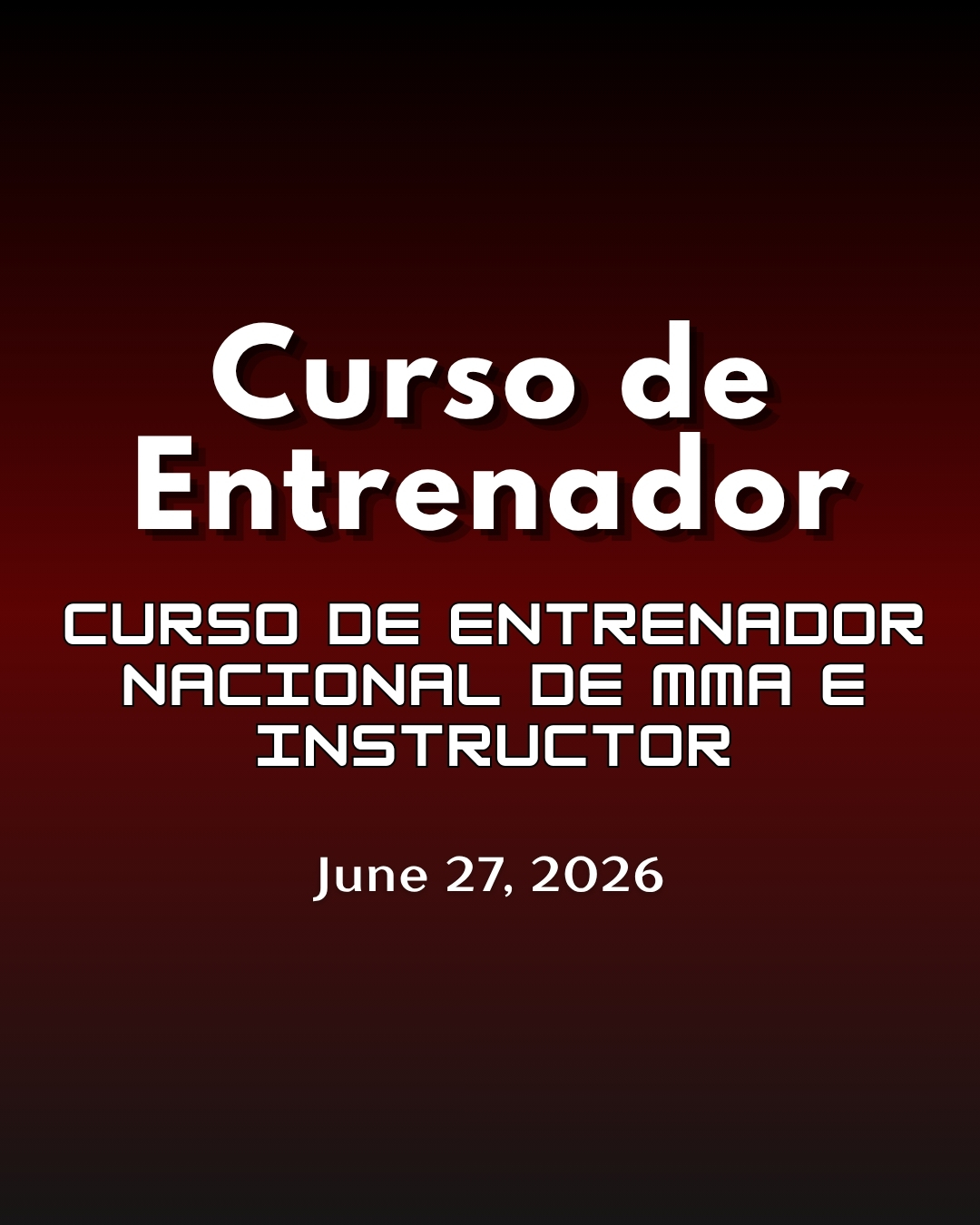 WKA National MMA Coach and Instructor Course – Madrid