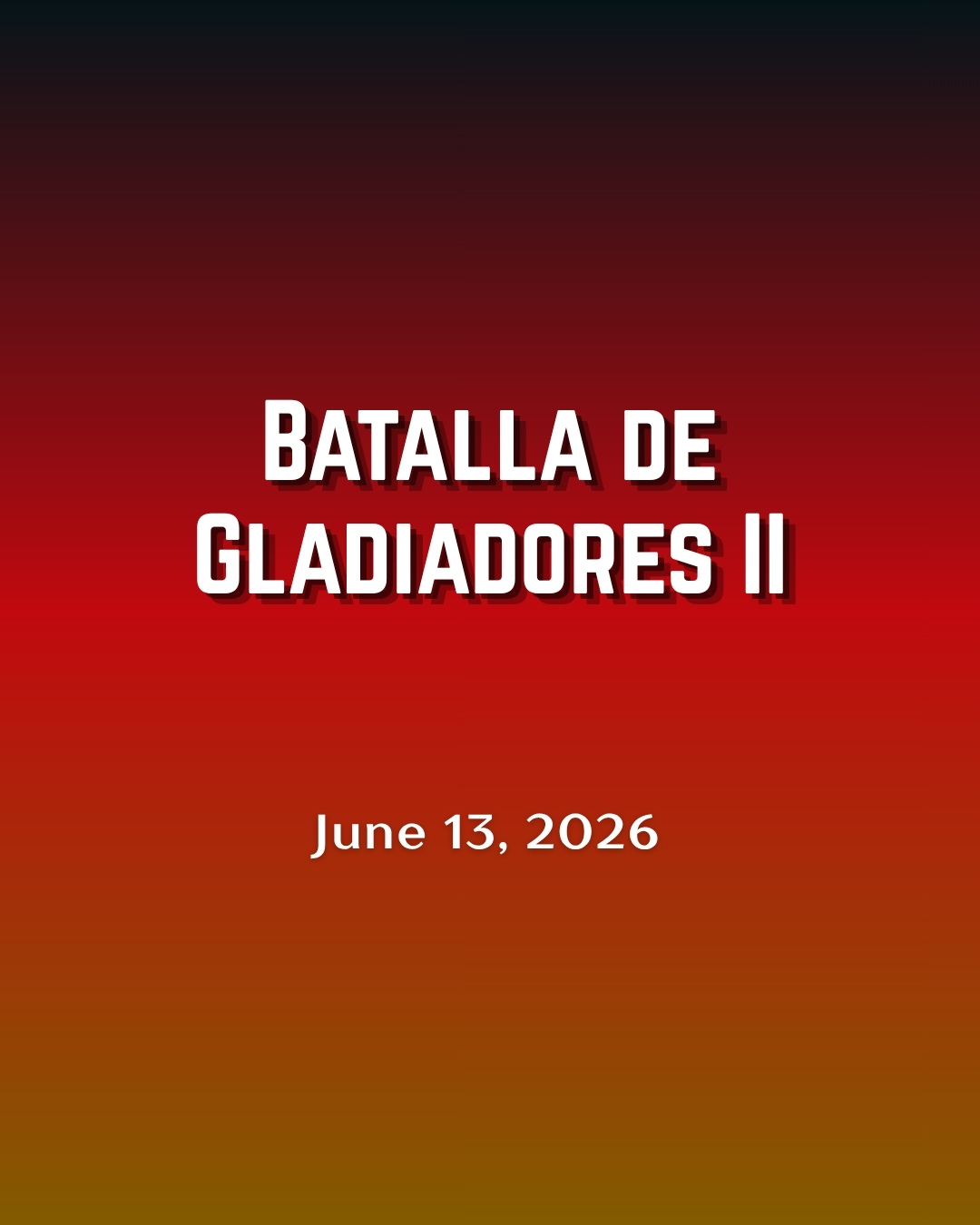 Battle of Gladiators II – World Championship Combat Action
