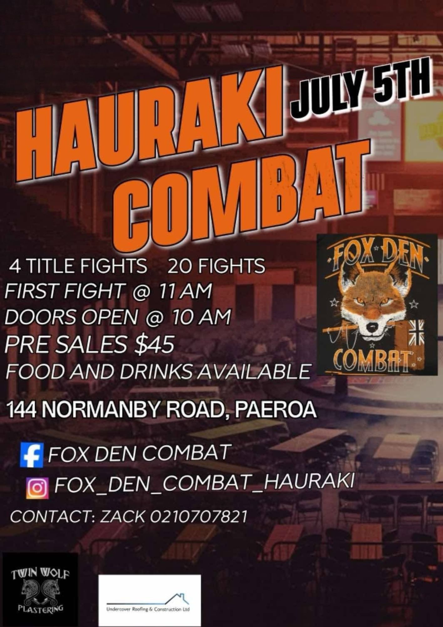 Hauraki Combat: Fight Night Comes Alive in Paeroa